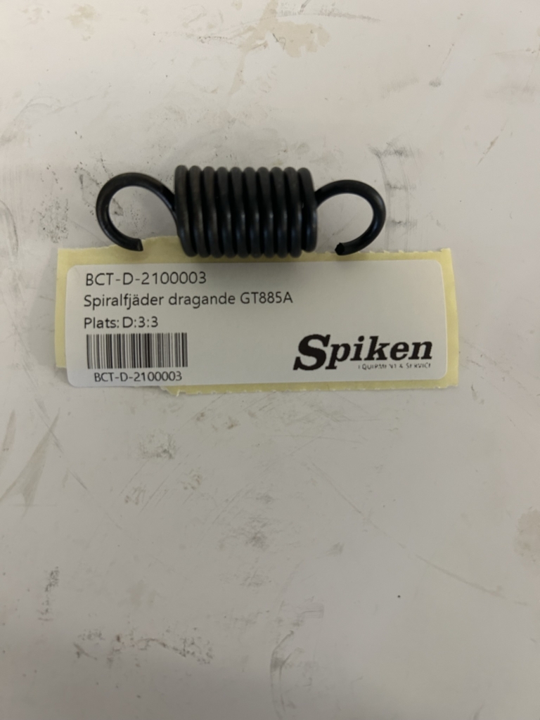 Spiralfjäder dragande GT885A