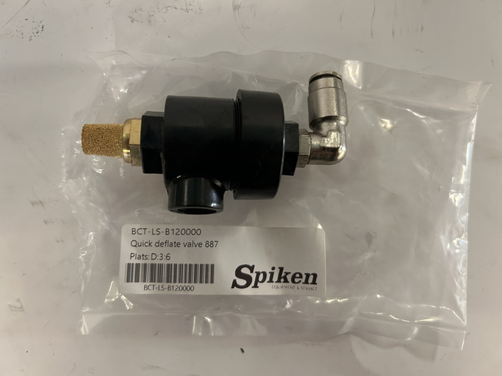 Quick deflate valve 887