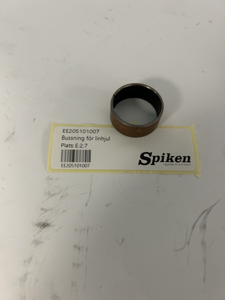 Bussning för linhjul