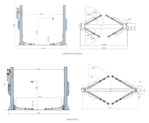 2-pelarlyft 4,2 ton