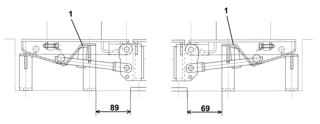 Ramp för nedfällning/ingjuten 518