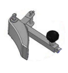 Plasthandtag hjulfäste TDA35