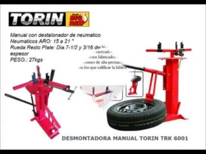 Däckmonteringsmaskin manuell