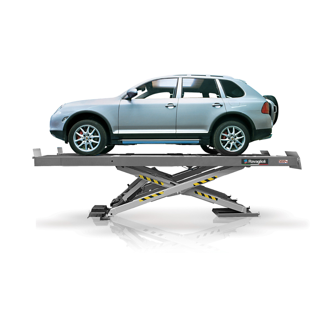 Körbanesaxlyft utan inbyggd saxlyft